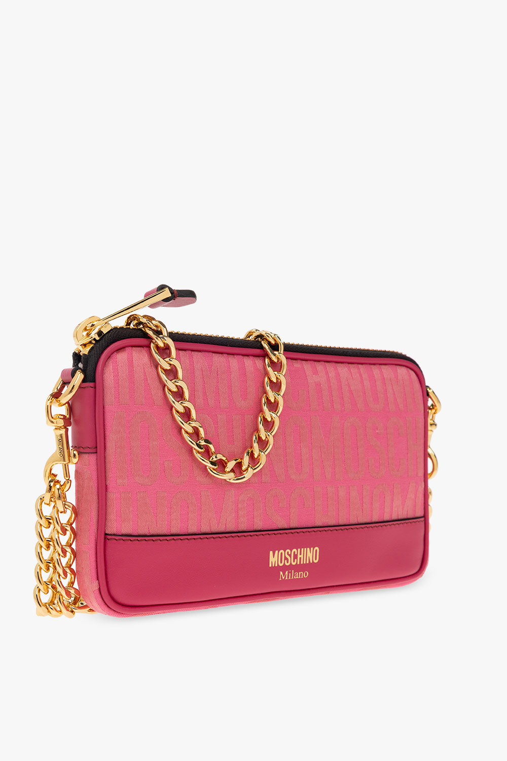 Moschino velvet shoulder bag online